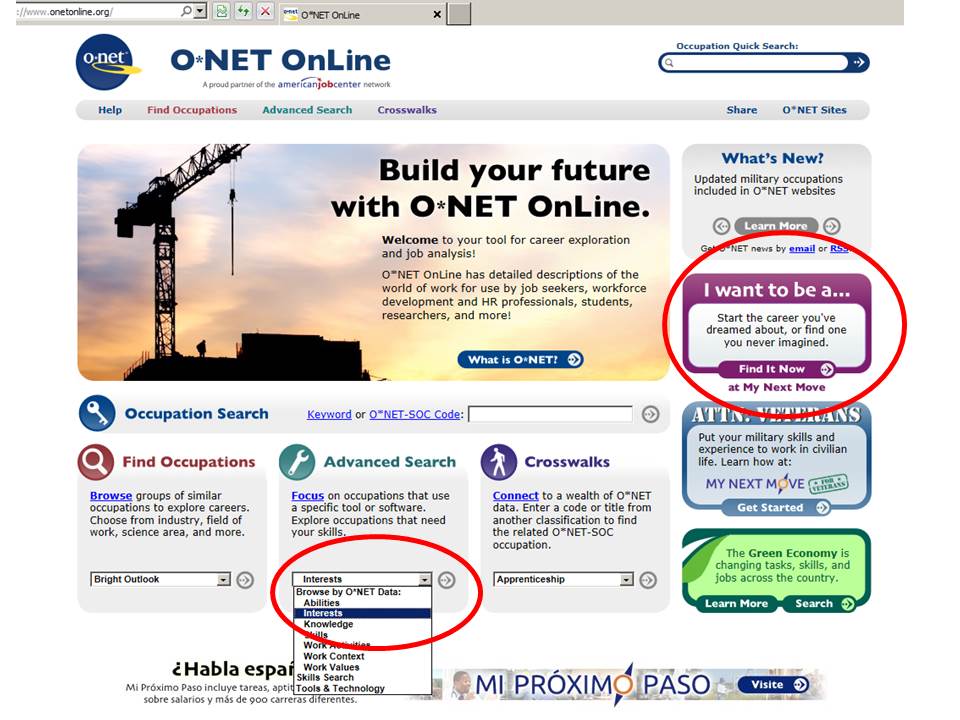 O*NetOnline.org –
